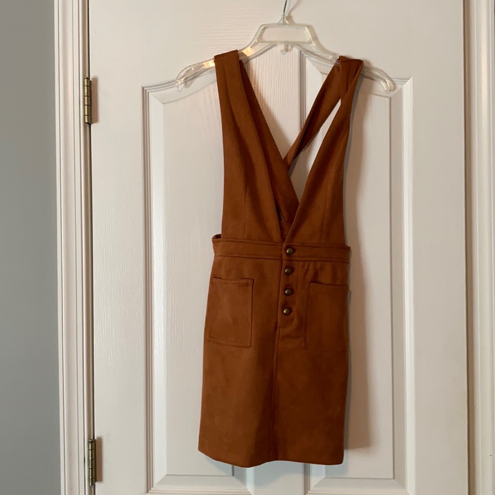 Crossover Overall Dress